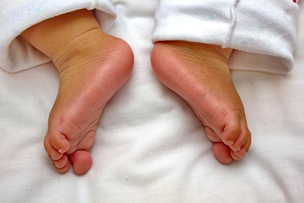 Children's Feet in Howard Beach